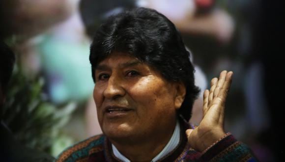 El expresidente de Bolivia Evo Morales en las instalaciones de la dirección nacional del Movimiento al Socialismo (MAS), en La Paz, Bolivia, el 11 de abril de 2024. (Foto de Luis Gandarillas / EFE)