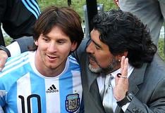 Diego Maradona y su cerrada defensa a Lionel Messi