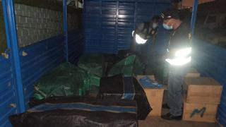 Pucusana: 300 mil cigarrillos de contrabando fueron incautados en camión procedente de Bolivia