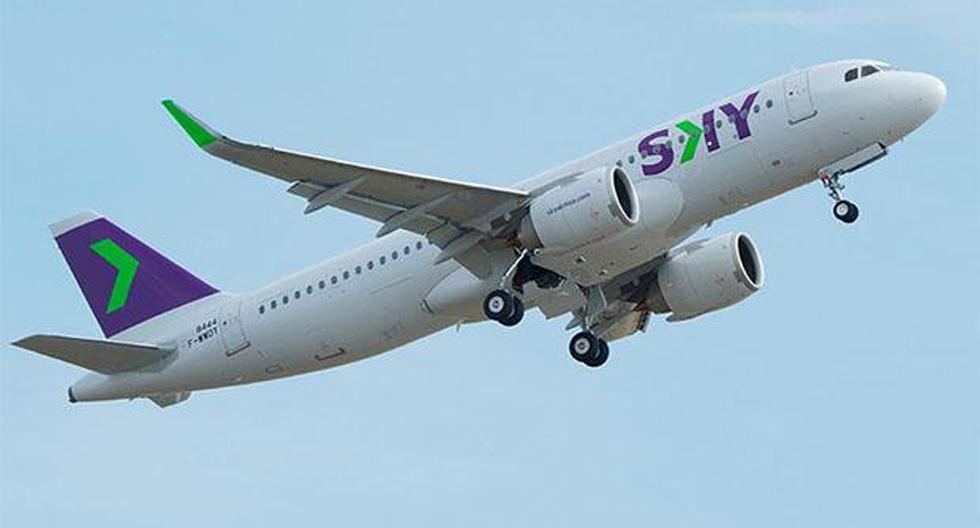 Sky Airline dispondrá de aeronaves de última generación como el Airbus A320 para operar vuelos domésticos. (Foto: Difusión)