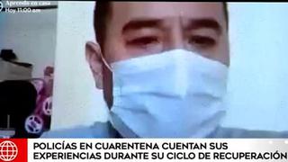 Coronavirus en Perú: Policías contagiados cuentan experiencias durante su ciclo de recuperación