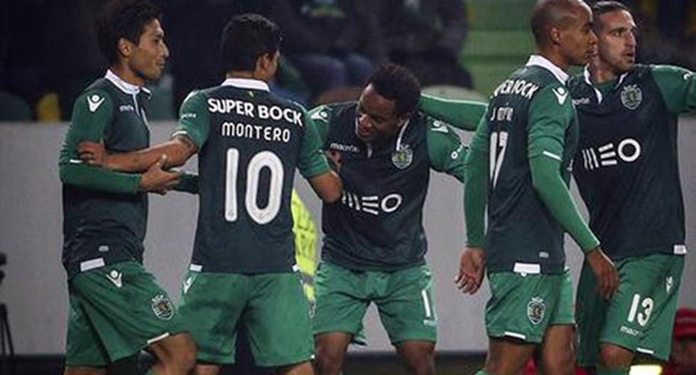 André Carrillo marcó un golazo en el Sporting Lisboa. (Foto: Carlos Alberto Costa)