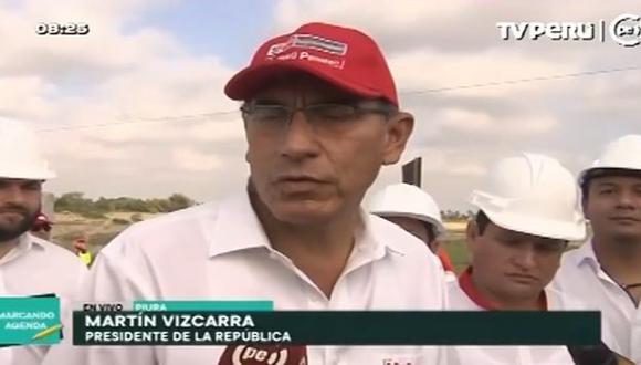Martín Vizcarra espera que se revoque prisión preventiva contra el policía Elvis Miranda. (Foto: Captura TV Perú)