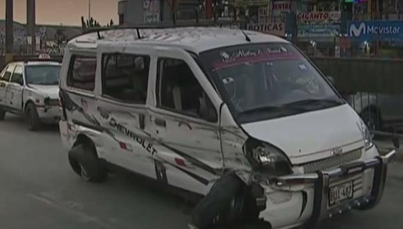 El trágico accidente de tránsito dejó dos personas fallecidas | Foto: Captura de video / América Noticias