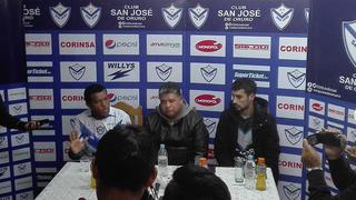 Julio César Uribe fue presentado como nuevo entrenador de San José de Oruro