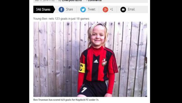 ¿El nuevo Owen? Niño de 7 años marcó 128 goles en 18 partidos