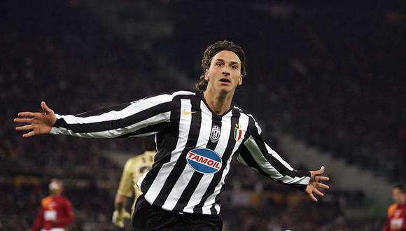 Zlatan Ibrahimovic jugó en la Juventus entre el 2004 y 2006. (Foto: AFP).