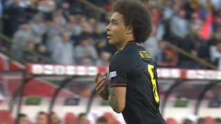 Un disparo de lujo de Axel Witsel para el 1-1 de Bélgica vs. Polonia por la UEFA Nations League | VIDEO