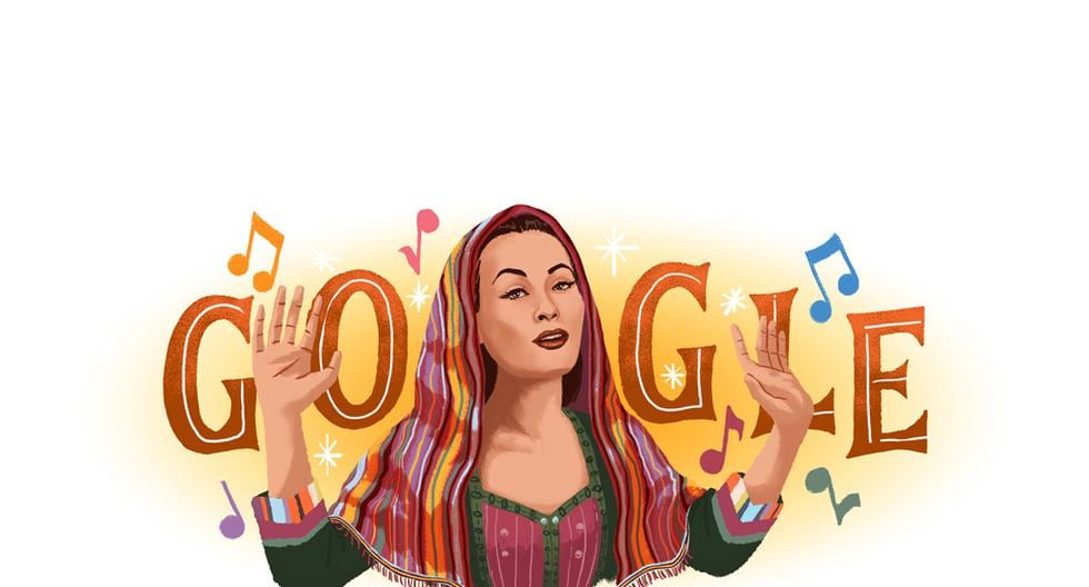 Mira el increíble doodle de Google dedicado al 94 aniversario de la cantante internacional Yma Sumac. (Foto: Captura)