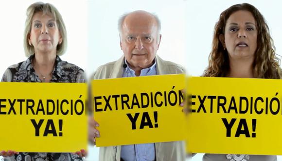 Deudos exigen la extradición de Alan Azizollahoff y Édgar Paz. (Foto: Facebook)