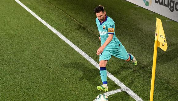 Lionel Messi brindó dos asistencias en el Barcelona vs. Villarreal por Liga Santander. (Foto: AFP)