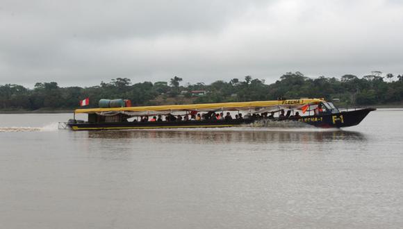 La entidad meteorológica detalló que el río Amazonas está a punto de ingresar el umbral hidrológico rojo. (Foto: Andina)