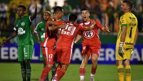 Unión La Calera empató 1-1 ante Chapecoense por la Copa Sudamericana 2019. El cuadro chileno avanzó a la segunda fase del torneo (Foto: agencias)