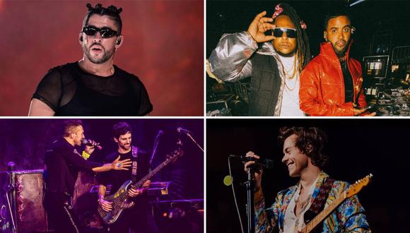 Conciertos en Perú: Bad Bunny, Harry Styles, Coldplay y todos los shows que se vivirán en Lima este 2022. (Foto: AFP/Instagram)