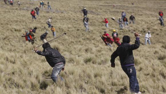 Cusco: un muerto y 5 heridos en batalla ritual en Sicuani