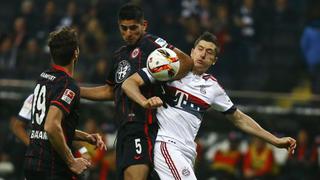 Bayern cortó racha triunfal con 0-0 con Frankfurt de Zambrano