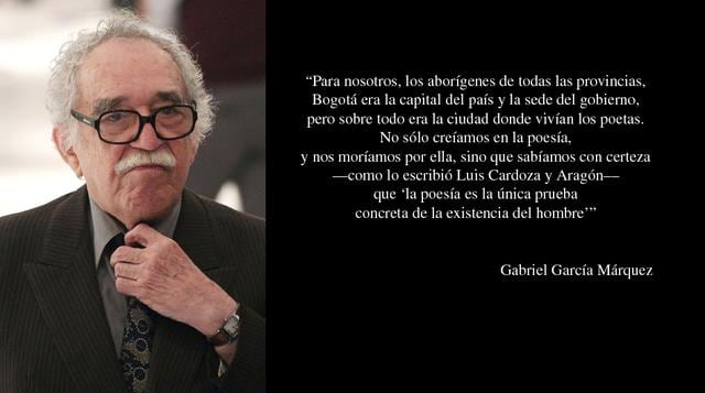 Frases para no olvidar nunca a Gabriel García Márquez | LUCES | EL COMERCIO  PERÚ