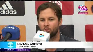 Manuel Barreto se mostró orgulloso del rendimiento de Cristal en la ‘Tarde Celeste 2020’