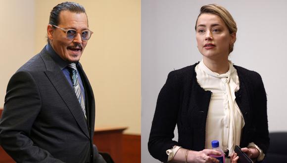 Amber Heard y Johnny Depp deben esperar el veredicto del jurado en el juicio por difamación iniciado por el protagonista de "Piratas del Caribe". (Fotos: AFP)