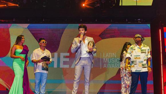 Sebastián Yatra durante los Premios Heat del 2019. Este año el cantante colombiano ha sido nominado a tres categorías. (Foto: Premios Heat)