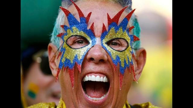 Brasil vs. Colombia: brasileños ganan el duelo en las tribunas - 19