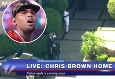 Chris Brown: policía ingresó a su mansión tras pedido de auxilio al 911