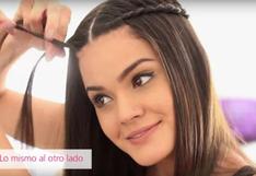 Aprende en 5 pasos a hacerte un peinado con trenzas cascada | VIDEO