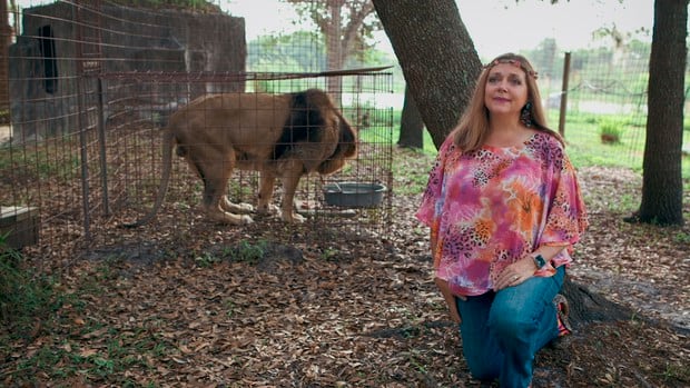 Carole Baskin, autoproclamada defensora de los grandes felinos y némesis de Joe Exotic (Foto: Netflix)