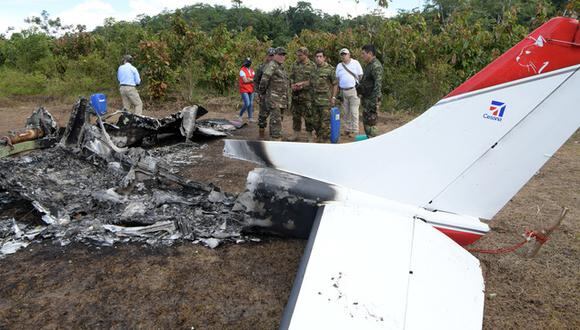 Agentes policiales ejecutaron un operativo en la localidad de Vista Alegre, en el distrito de Curimaná (provincia de Pedro Abad), y destruyeron con explosivos dos pistas de aterrizaje de 3 kilómetros de extensión. (Foto: Mininter)