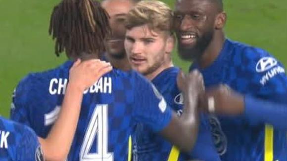 Gol de Timo Werner para el 4-0 de Chelsea vs. Juventus. (Video: EXXEN)