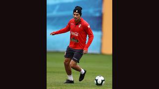 Selección peruana: Paolo Guerrero saltó a la cancha en los entrenamientos de la Blanquirroja | FOTOS