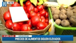 Cercado de Lima: precios de alimentos siguen elevados en mercados de la capital