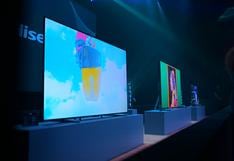 Hisense presentó su Laser TV y pantallas de hasta 110 pulgadas con inteligencia artificial
