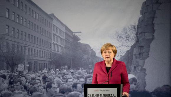 Merkel: “La caída del Muro de Berlín fue un golpe a la tiranía”