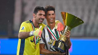 La pregunta de Cristiano Ronaldo por una foto con Buffon: “¿Adivinen cuántos trofeos tienen estos jóvenes?”