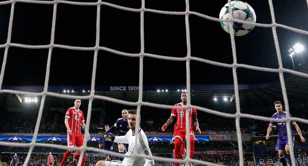 Bayern Múnich vs Anderlecht se enfrentaron en el Constant Vanden por la Champions League. (Foto: Getty Images)