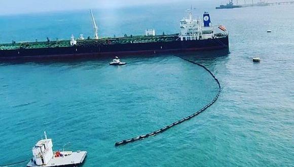 Petro-Perú negó un derrame de hidrocarburos en Terminal Multiboyas de Refinería Conchán |Foto: Marina de Guerra