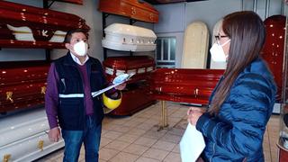 Junín: Diresa interviene ocho funerarias que no contaban con autorización sanitaria ni certificación