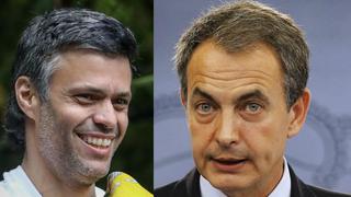 Leopoldo López se reúne con Rodríguez Zapatero y exige retiro de la Constituyente