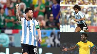 Lionel Messi y los récords de Maradona y Pelé que superó en la semifinal de Qatar 2022