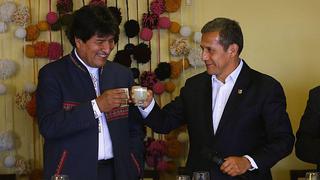 Evo Morales le agradece a Humala por "respaldo al tema del mar"
