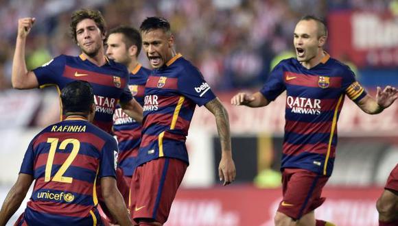 Barcelona: Neymar y el golazo de tiro libre contra el Atlético