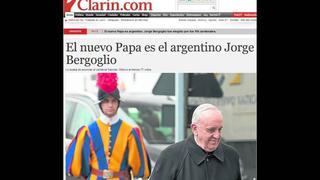 Habemus Papam: Argentina informa así la elección de Jorge Bergoglio como nuevo Papa