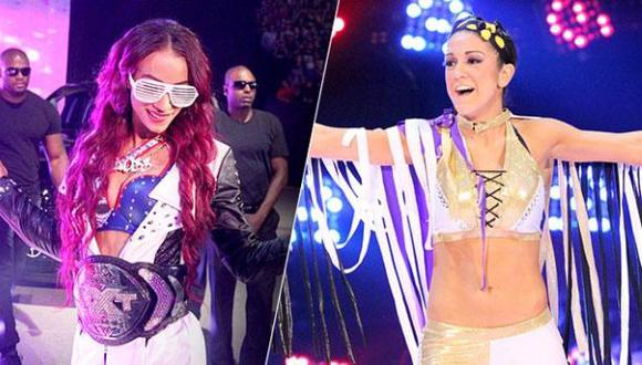 WWE: Bayley y Sasha Banks harán historia en pelea de 30 minutos