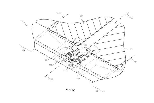 Así luciría la vissagra de un posible iPhone plegable. (Foto: Applesfera)