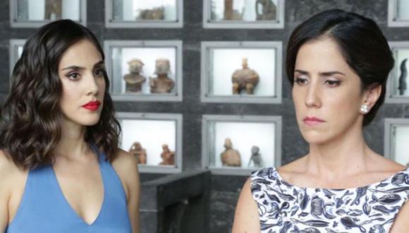 Sandra Echeverría y Carolina Cano en las grabaciones del remake de "La usurpadora" (Foto: Sandra Echevarria Instagram)