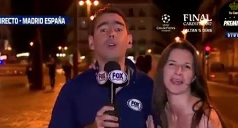 Este reportero colombiano de Fox Sports pasó momento de sorpresa en vivo. (Foto: captura Facebook)