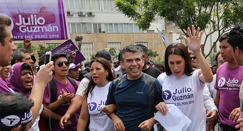 Malzon Urbina no admitió la tacha que presentó contra candidatura presidencial de Julio Guzmán. (Foto: Agencia Andina)