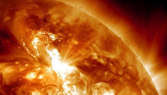 La llamarada solar ocurrió cuando la plataforma se encontraba expuesta al sol. (Foto: AFP)