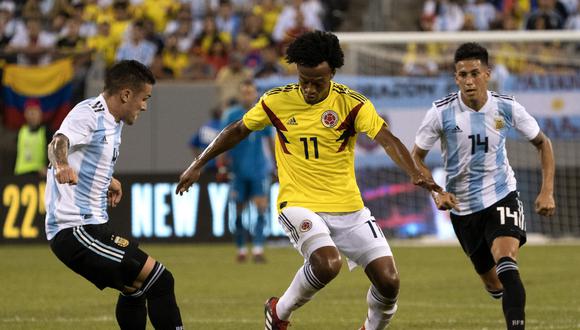 Colombia vs. Argentina EN VIVO EN DIRECTO vía Caracol TV: juegan amistoso en Estados Unidos. (Foto: AFP)